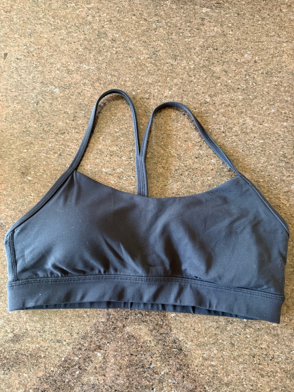 lululemon athletica Black Thin-Strap Bralette